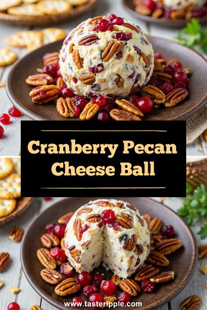 Cranberry Pecan Cheese Ball: A Festive, Flavorful Showstopper