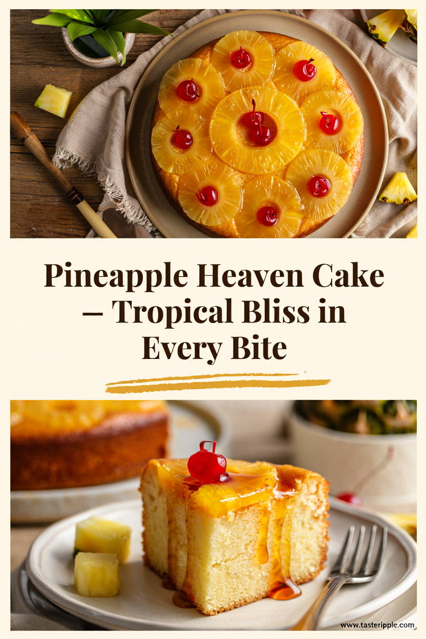 Pineapple Heaven Cake – Tropical Bliss in Every Bite