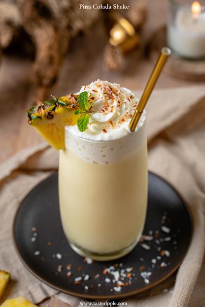 Pina Colada Milkshakes – A Tropical Twist in a Glass