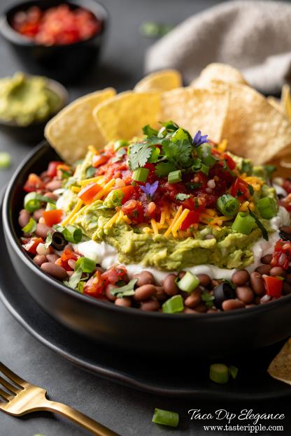 Easy 7 Layer Taco Dip for Parties