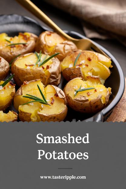 Rosemary Garlic Smashed Potatoes