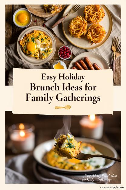 Easy Holiday Brunch Ideas for Family Gatherings
