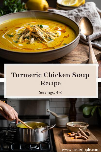 Anti-Inflammatory Turmeric Chicken Soup