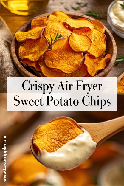 Crispy Air Fryer Sweet Potato Chips