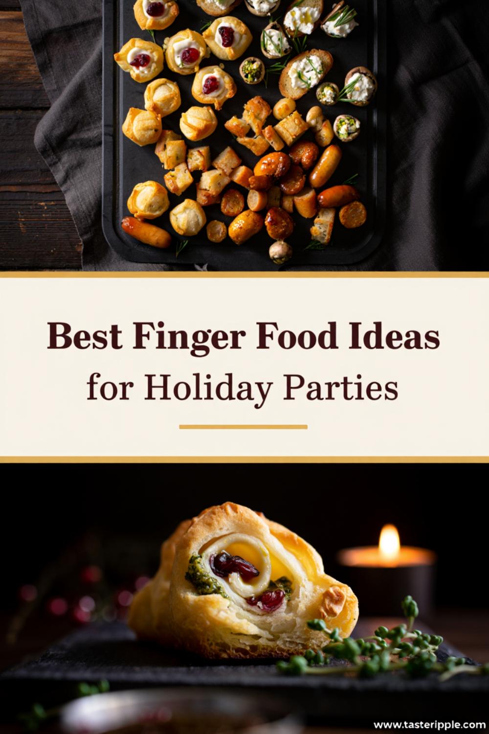 Best Finger Food Ideas for Holiday Parties