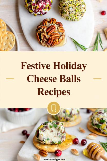 Festive Holiday Cheese Balls Recipes