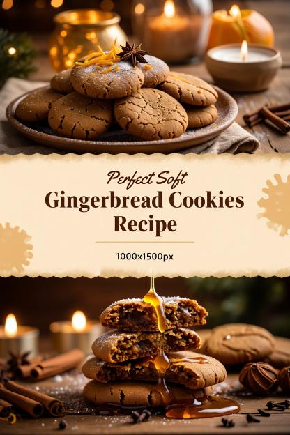 Perfect Soft Gingerbread Cookies Recipe (No Chill Needed)