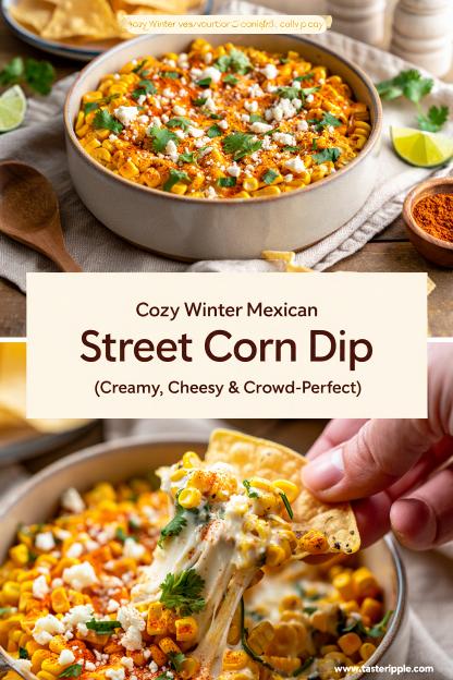 Cozy Winter Mexican Street Corn Dip (Creamy, Cheesy & Crowd-Perfect)