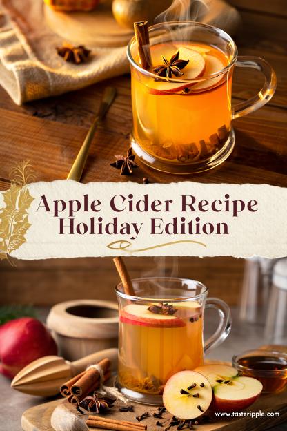Apple Cider Recipe Holiday Edition