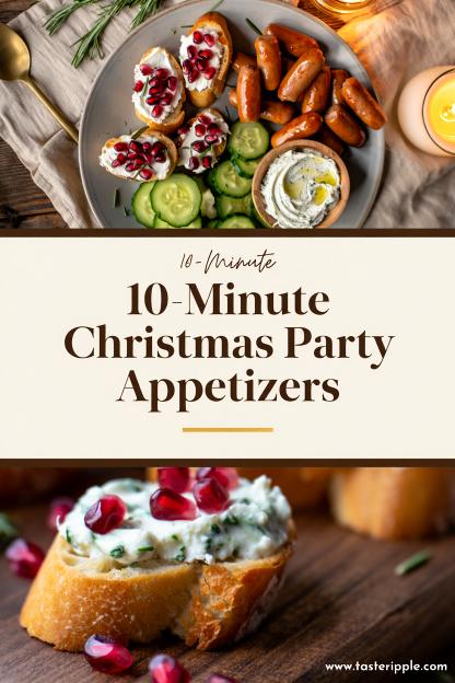 10-Minute Christmas Party Appetizers