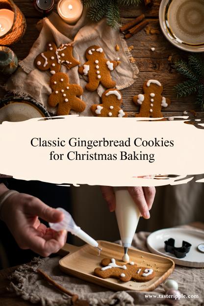 Classic Gingerbread Cookies for Christmas Baking