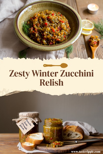Zesty Winter Zucchini Relish
