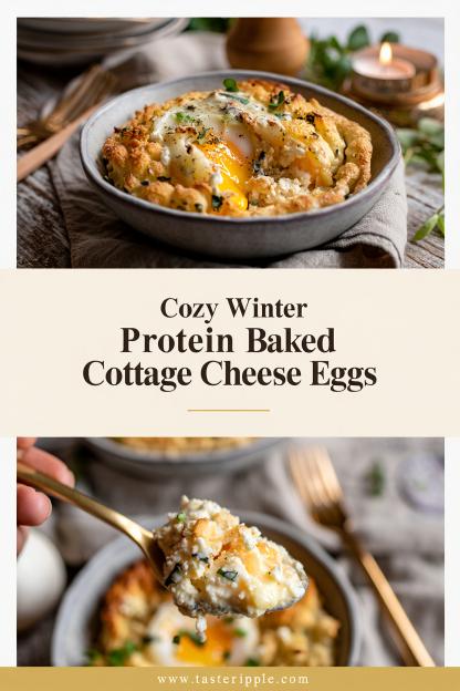 Cozy Winter Protein Baked Cottage Cheese Eggs