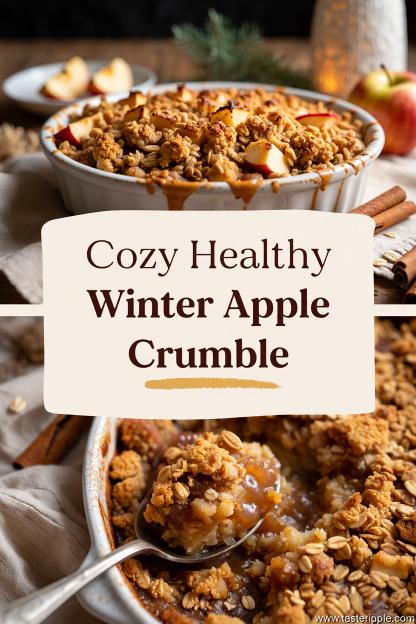 Cozy Healthy Winter Apple Crumble