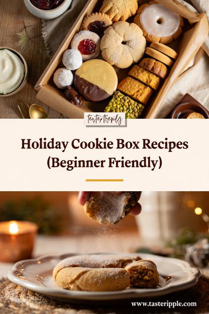 Holiday Cookie Box Recipes (Beginner Friendly)