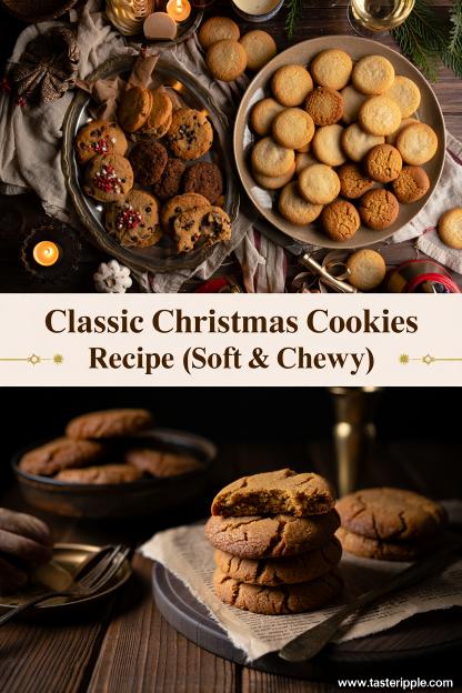 Classic Christmas Cookies Recipe (Soft & Chewy)